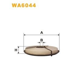 Vzduchový filter WIX FILTERS WA6044