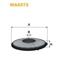 Vzduchový filter WIX FILTERS WA6572