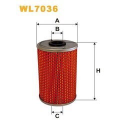 Olejový filter WIX FILTERS WL7036