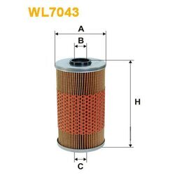 Olejový filter WIX FILTERS WL7043