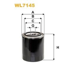 Olejový filter WIX FILTERS WL7145