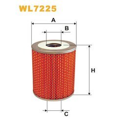 Olejový filter WIX FILTERS WL7225