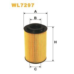 Olejový filter WIX FILTERS WL7297
