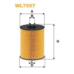 Olejový filter WIX FILTERS WL7557