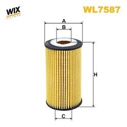 Olejový filter WIX FILTERS WL7587