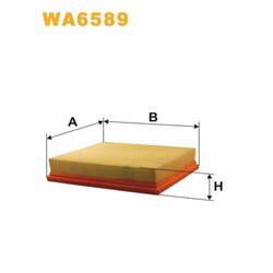 Vzduchový filter WIX FILTERS WA6589