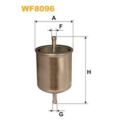 Palivový filter WIX FILTERS WF8096