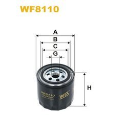 Palivový filter WIX FILTERS WF8110