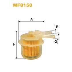 Palivový filter WIX FILTERS WF8150