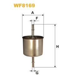 Palivový filter WIX FILTERS WF8169
