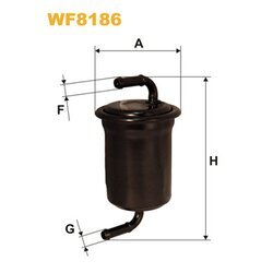Palivový filter WIX FILTERS WF8186