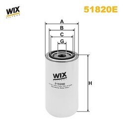 Olejový filter WIX FILTERS 51820E