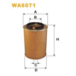 Vzduchový filter WIX FILTERS WA6071