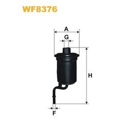 Palivový filter WIX FILTERS WF8376