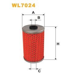 Olejový filter WIX FILTERS WL7024