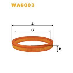 Vzduchový filter WIX FILTERS WA6003