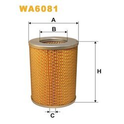 Vzduchový filter WIX FILTERS WA6081