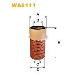 Vzduchový filter WIX FILTERS WA6111