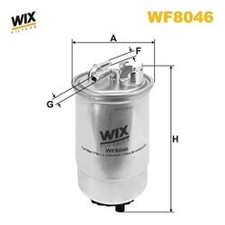 Palivový filter WIX FILTERS WF8046