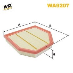 Vzduchový filter WIX FILTERS WA9207
