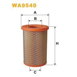 Vzduchový filter WIX FILTERS WA9540