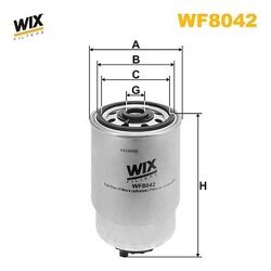 Palivový filter WIX FILTERS WF8042