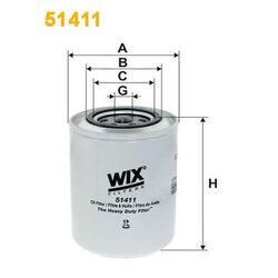 Olejový filter WIX FILTERS 51411