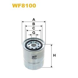 Palivový filter WIX FILTERS WF8100