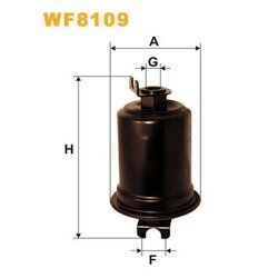 Palivový filter WIX FILTERS WF8109