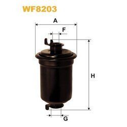 Palivový filter WIX FILTERS WF8203