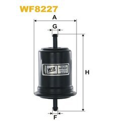 Palivový filter WIX FILTERS WF8227