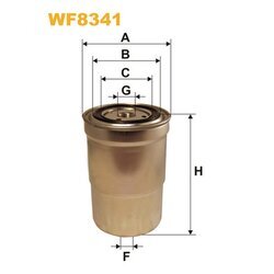 Palivový filter WIX FILTERS WF8341