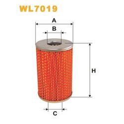 Olejový filter WIX FILTERS WL7019