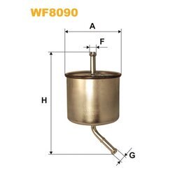Palivový filter WIX FILTERS WF8090
