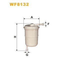 Palivový filter WIX FILTERS WF8132