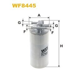 Palivový filter WIX FILTERS WF8445