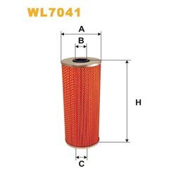Olejový filter WIX FILTERS WL7041