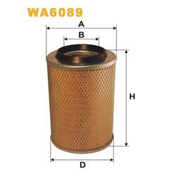 Vzduchový filter WIX FILTERS WA6089
