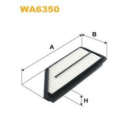 Vzduchový filter WIX FILTERS WA6350