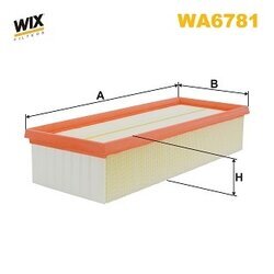 Vzduchový filter WIX FILTERS WA6781