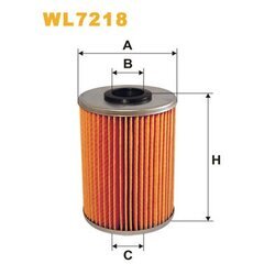Olejový filter WIX FILTERS WL7218