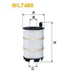 Olejový filter WIX FILTERS WL7468