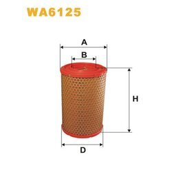 Vzduchový filter WIX FILTERS WA6125