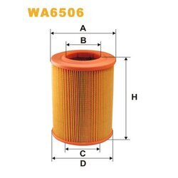 Vzduchový filter WIX FILTERS WA6506