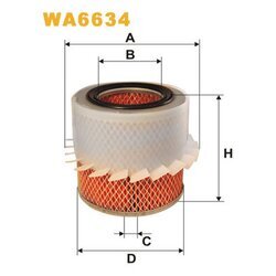 Vzduchový filter WIX FILTERS WA6634