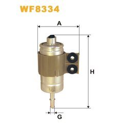 Palivový filter WIX FILTERS WF8334