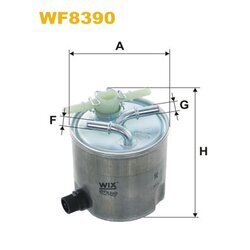 Palivový filter WIX FILTERS WF8390