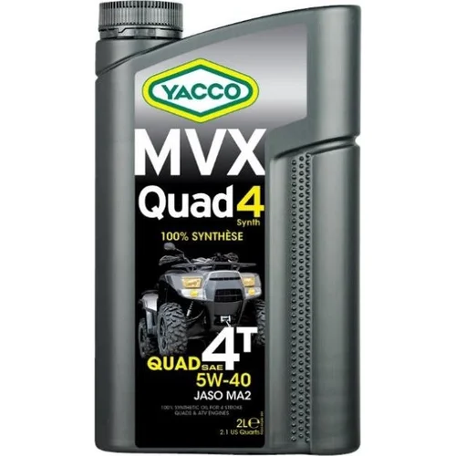 YACCO motorový olej plne syntetický MVX QUAD 4 SYNTH 5W40 2l