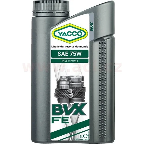 Prevodový olej plne syntetický BVX FE SAE 75W 1l YACCO 34211