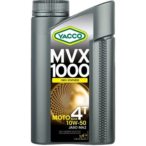 YACCO motorový olej plne syntetický MVX 1000 4T 10W50 1l